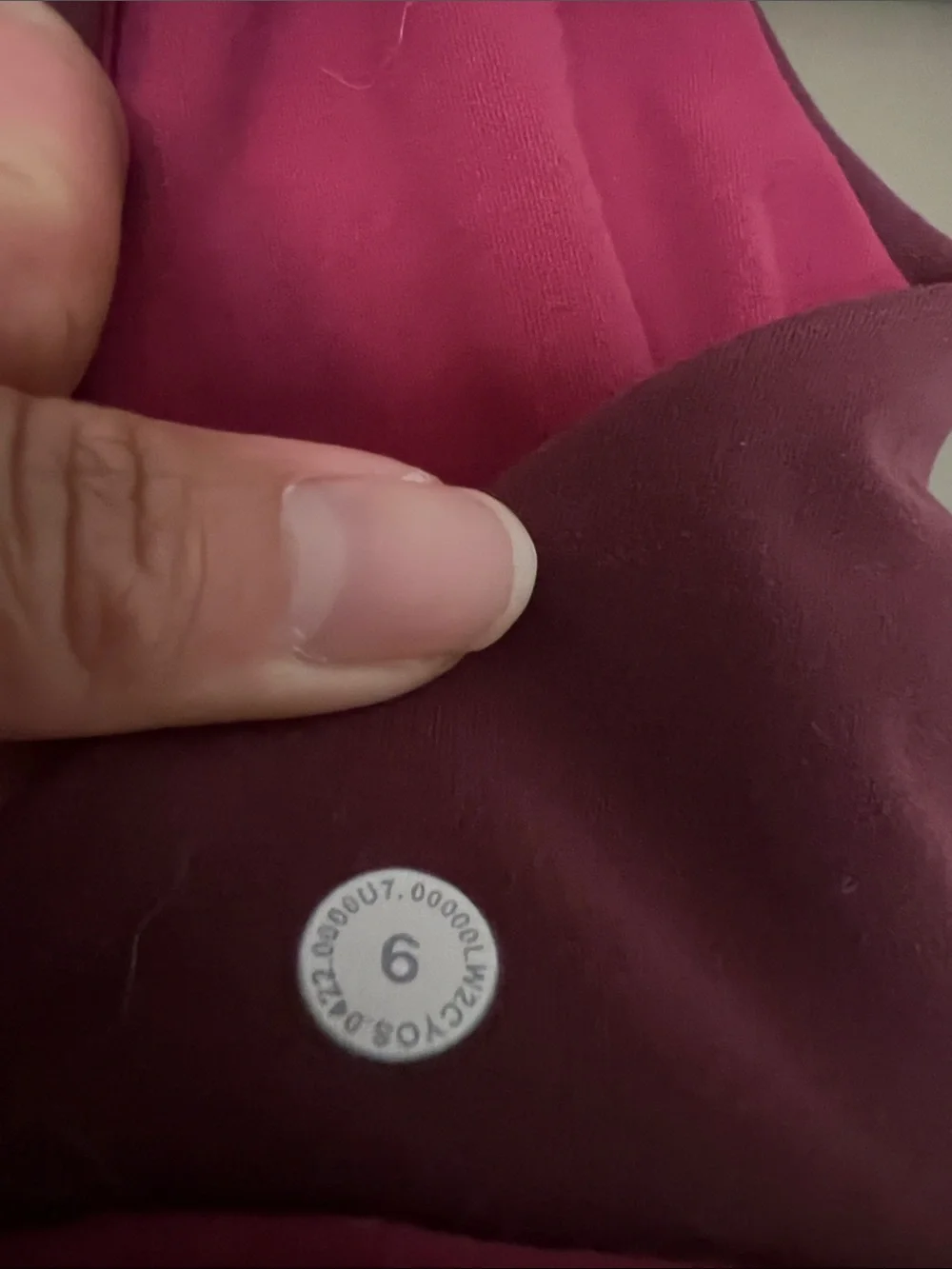 lululemon Align Bra A/B in Pomegranate/Red Merlot - Size 6 - Picture 7 of 7